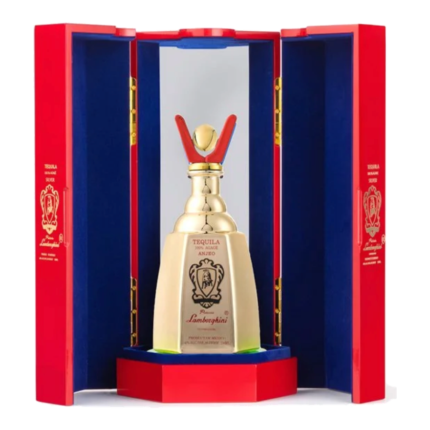 Patrizia Lamborghini Tequila Añejo with Gift Box 750ML
