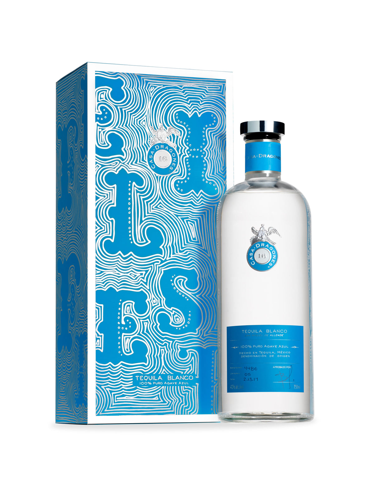 Casa Dragones Blanco Tequila Holiday Gift Box 750 mL