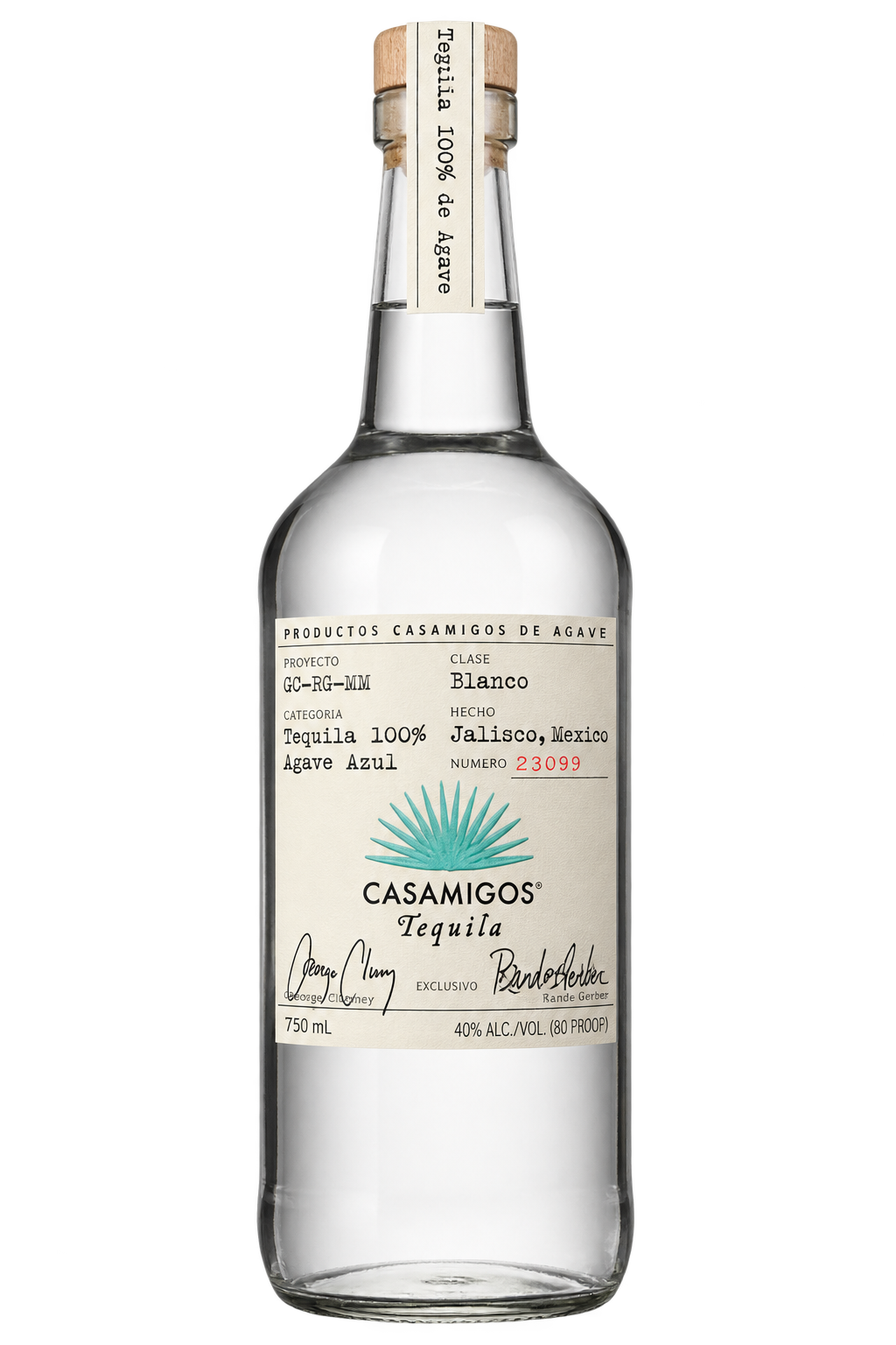 Casamigos Blanco Tequila 750ML bottle