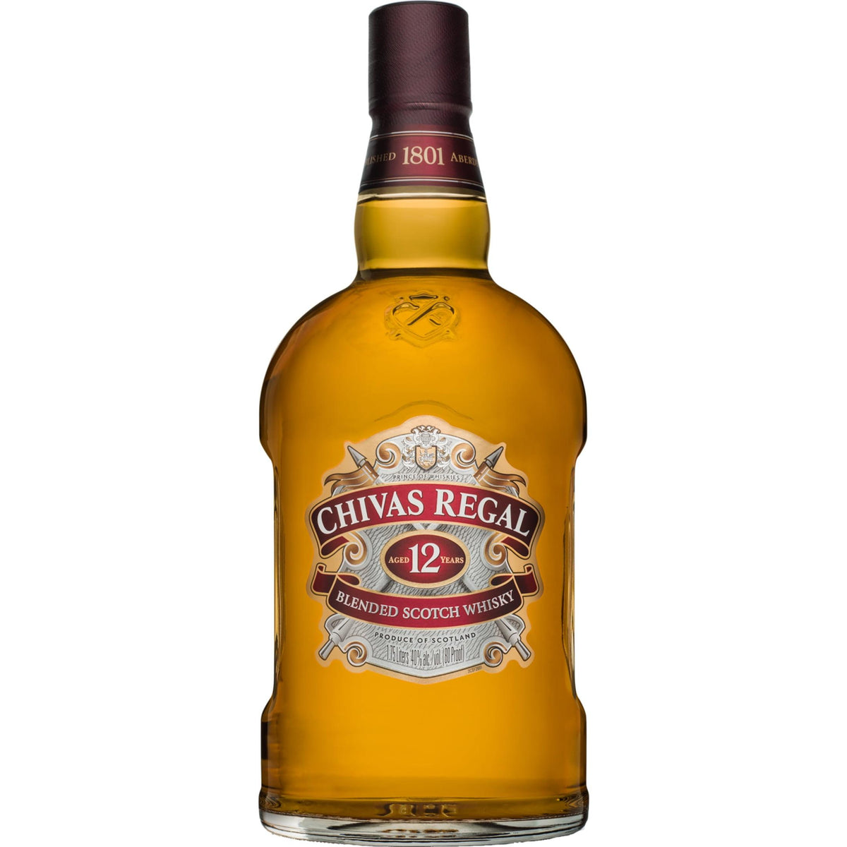 Chivas Regal 12 Year Scotch Whisky 1.75L bottle