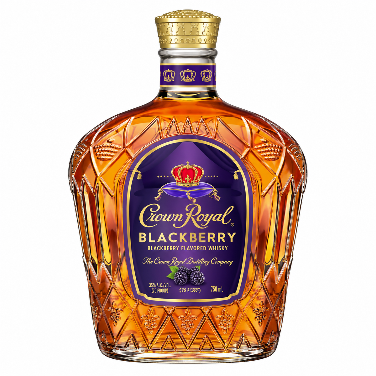 Crown Royal Blackberry Flavored Whisky 750ML