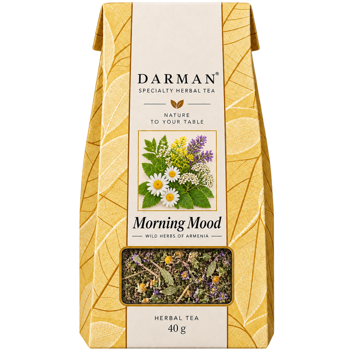 Darman Morning Mood Herbal Tea 40g package
