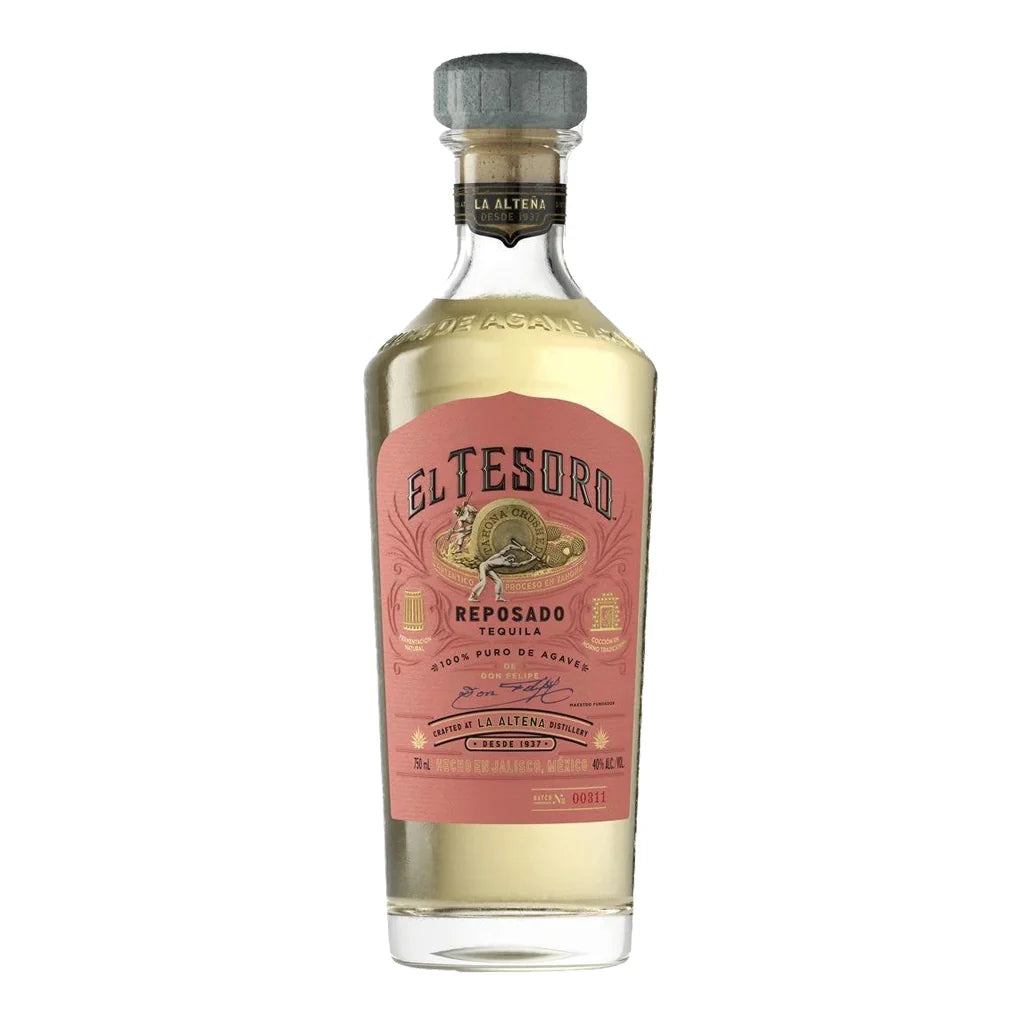 El Tesoro Reposado Tequila 750ML bottle