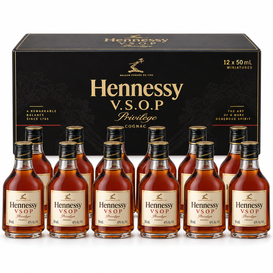 Hennessy V.S.O.P Privilège Cognac 50ML 12-Pack