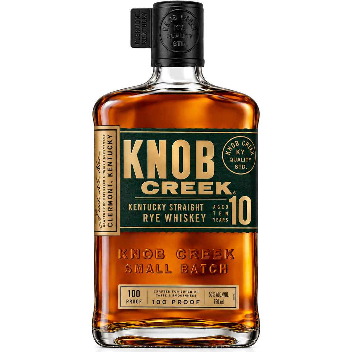 Knob Creek 10 Year Old Kentucky Straight Rye Whiskey 750ML