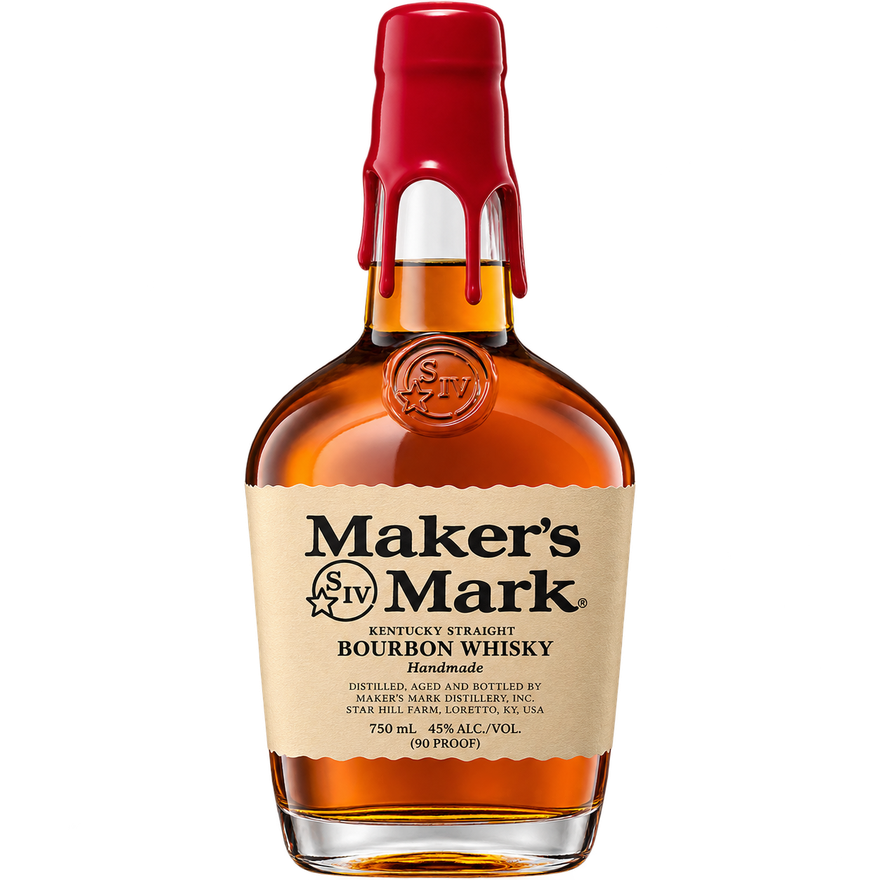 Maker's Mark Kentucky Straight Bourbon Whisky 750ML bottle