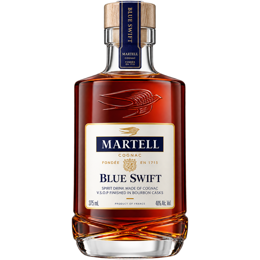 Martell Blue Swift VSOP Cognac Finished in Bourbon Casks 375ML bottle