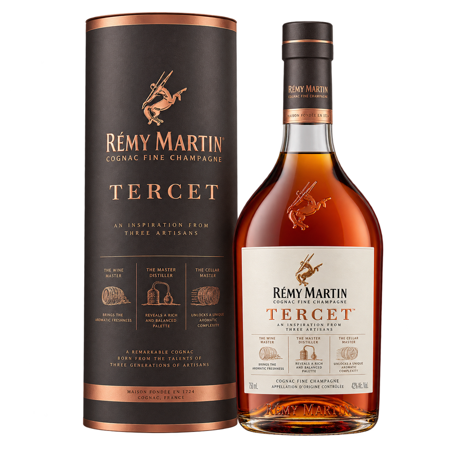 Rémy Martin Tercet Cognac 750ML bottle and gift tube