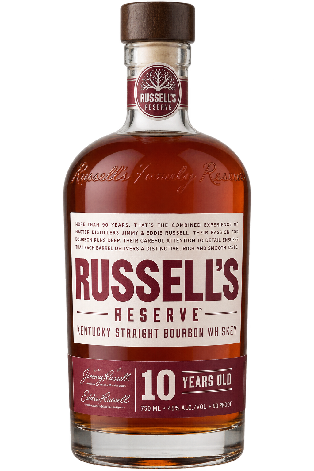 Russell’s Reserve 10 Year Kentucky Straight Bourbon Whiskey 750ML bottle