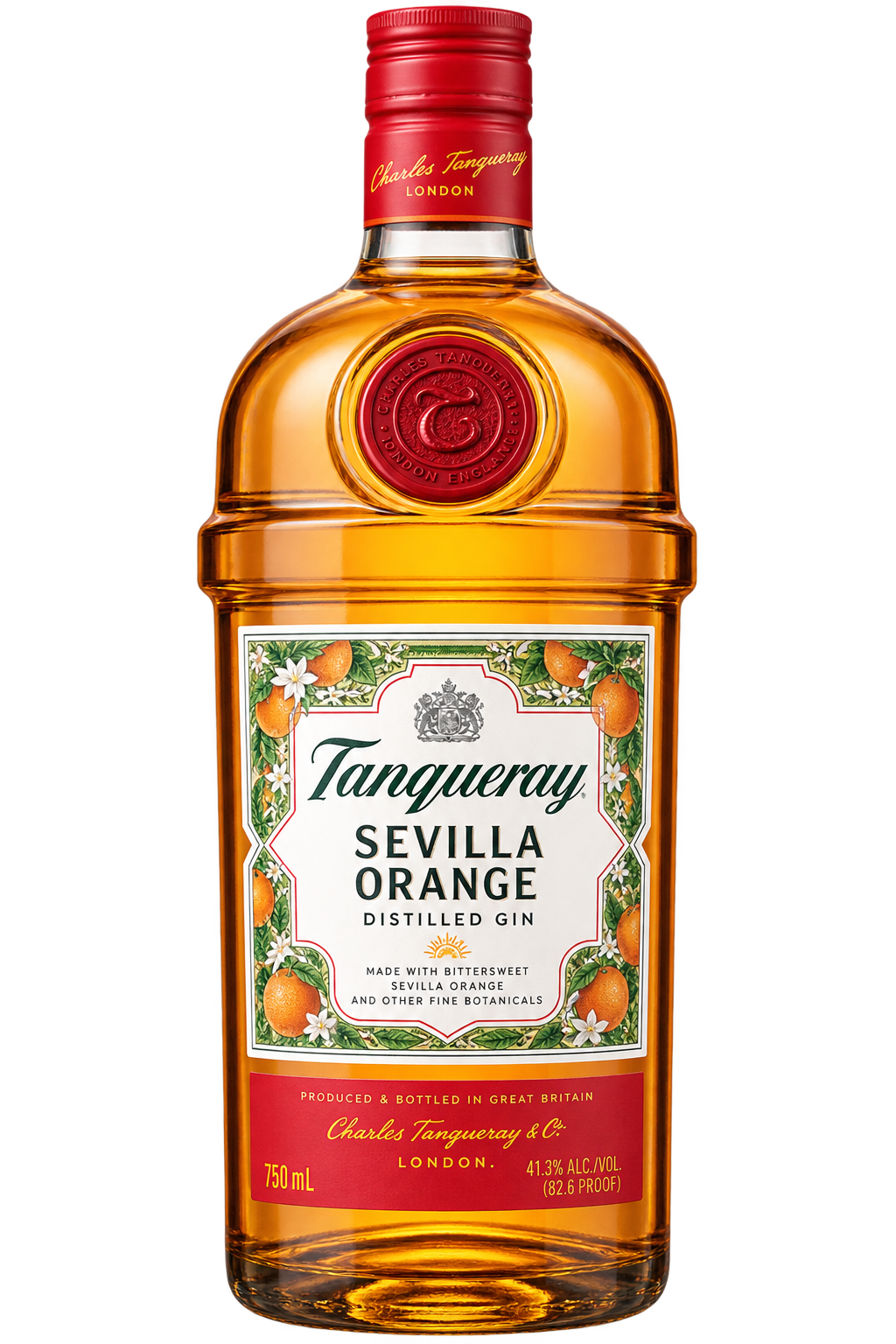 Tanqueray Sevilla Orange Gin 750ML bottle