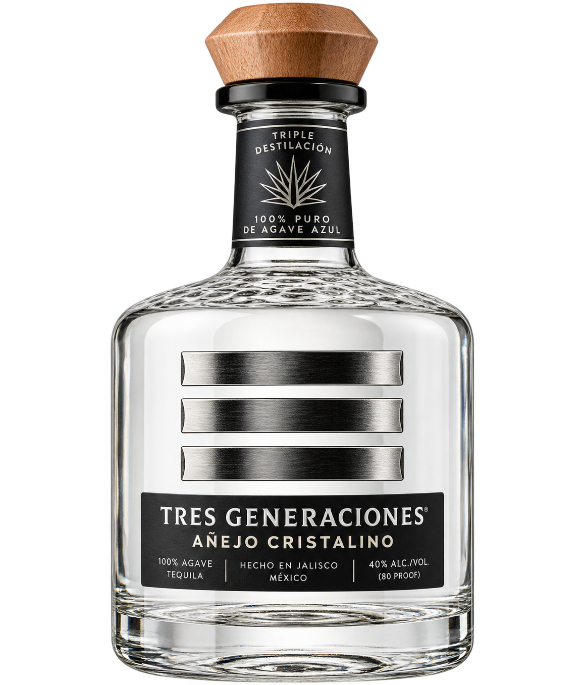 Tres Generaciones Añejo Cristalino Tequila 750ML