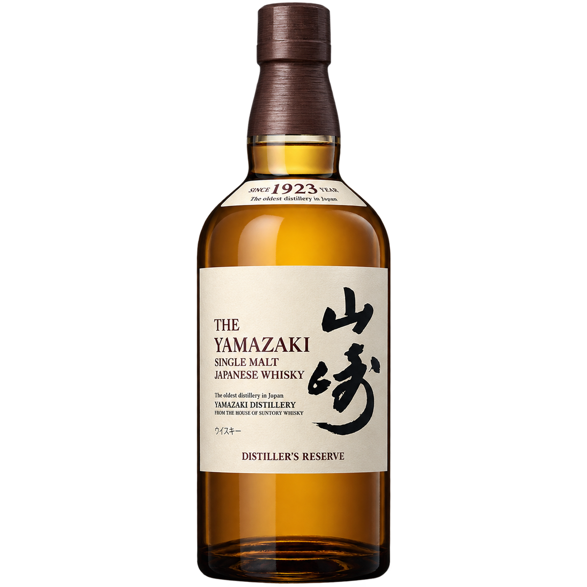 Yamazaki Distiller’s Reserve Single Malt Japanese Whisky 750ML bottle