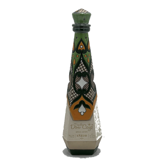 Don Cayo Añejo Ceramic Tequila Green 750ML