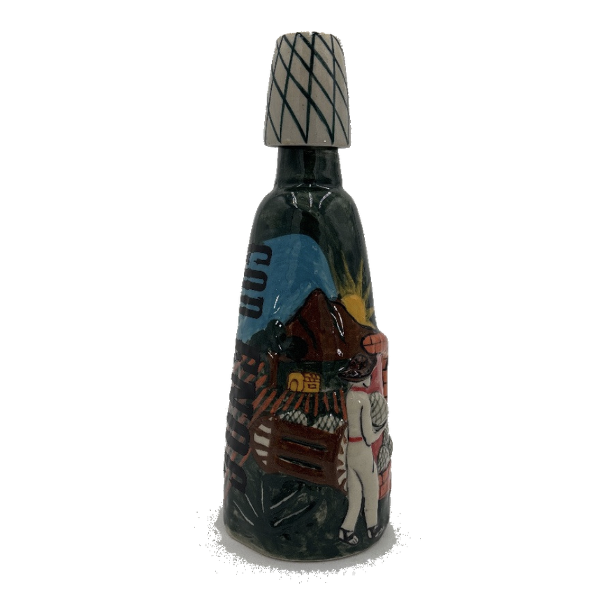 God Enoc Extra Añejo Tequila Green Ceramic 750ML