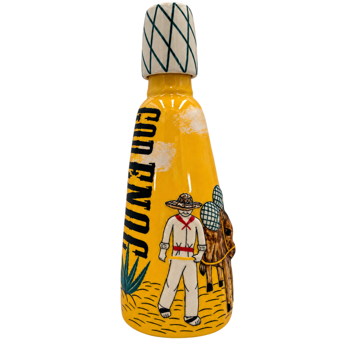 God Enoc Extra Añejo Tequila Yellow Ceramic 750ML