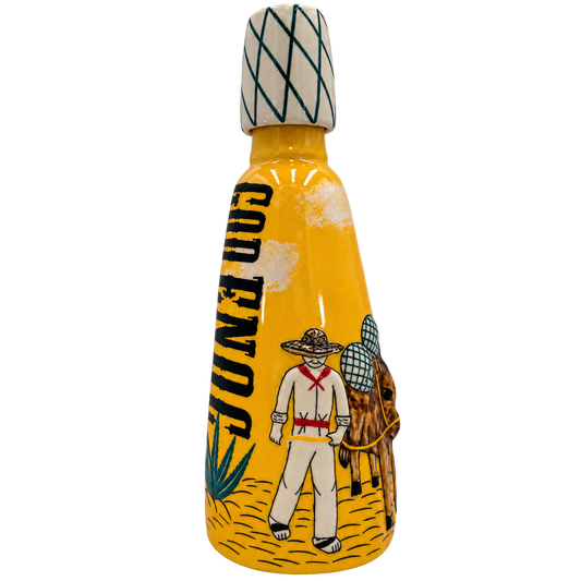 God Enoc Extra Añejo Tequila Yellow Ceramic 750ML