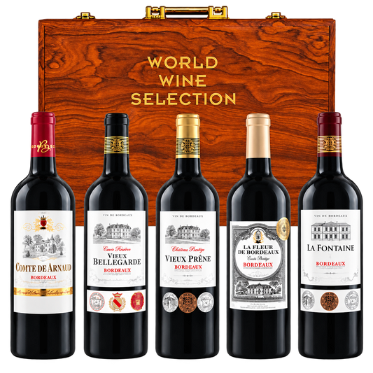 Lamborghini Bordeaux Wine Collection – 5 Bottle Gift Case
