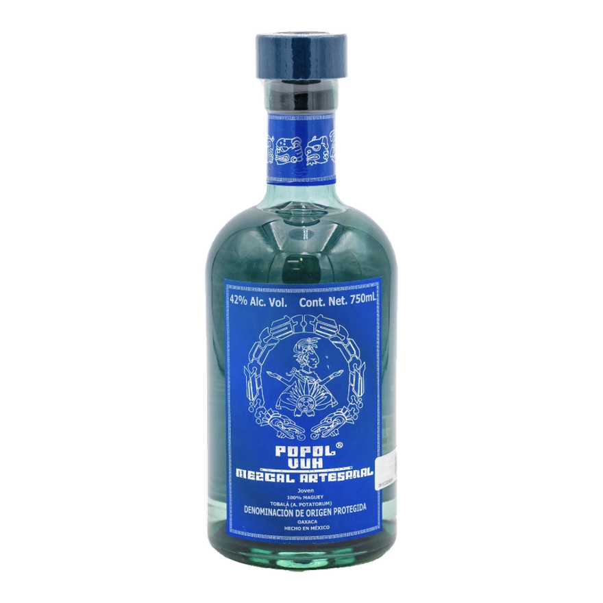 Mezcal Joven Popol Vuh Joven Tobala 750ML