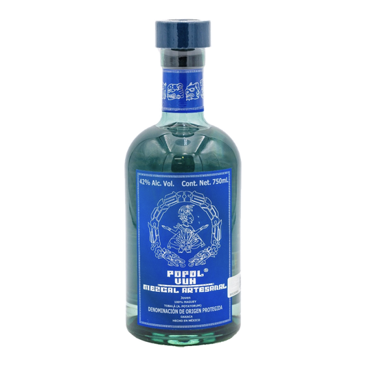 Mezcal Joven Popol Vuh Joven Tobala 750ML