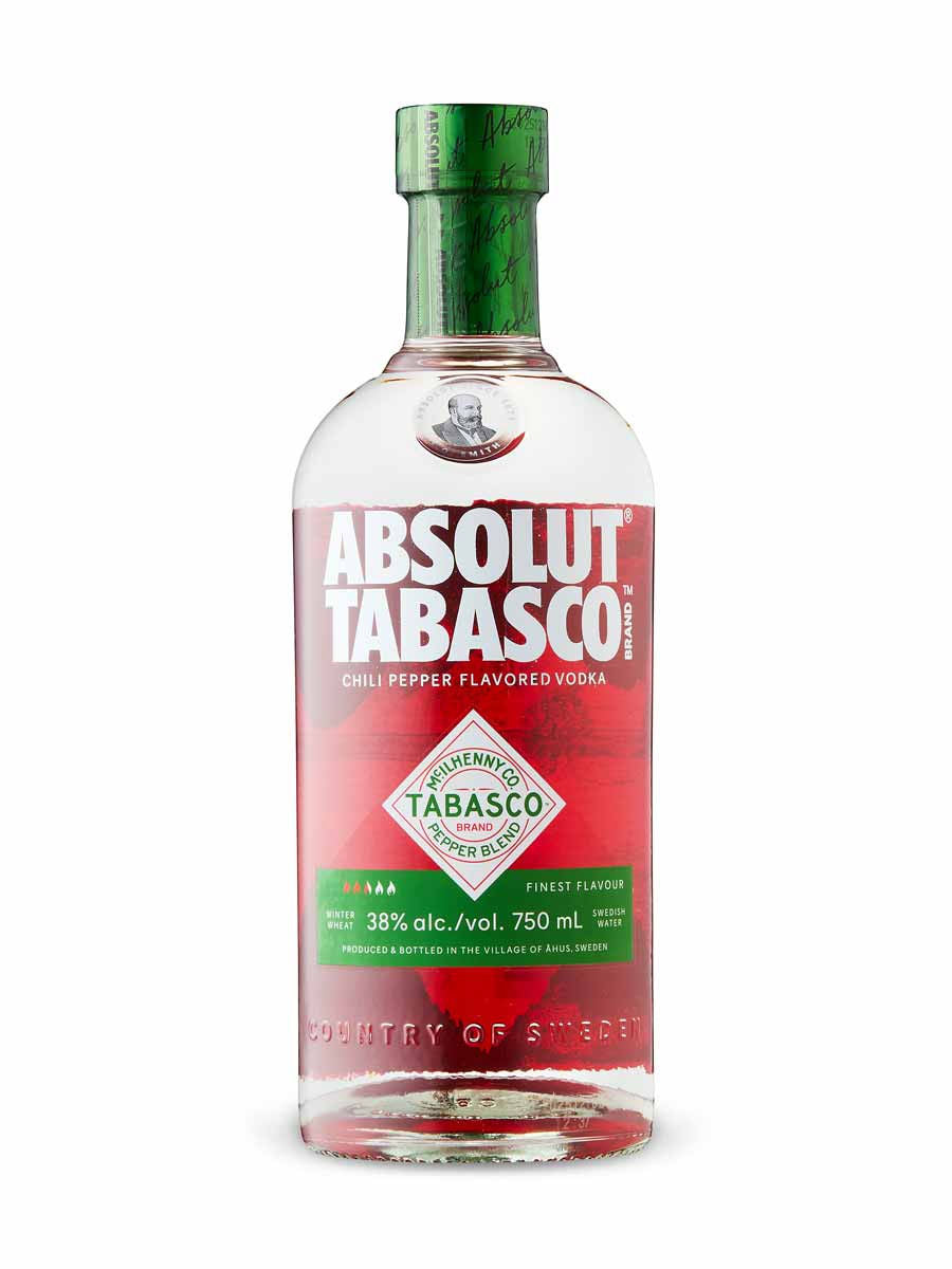 Absolut Tabasco Chili Pepper Flavored Vodka 750 mL bottle