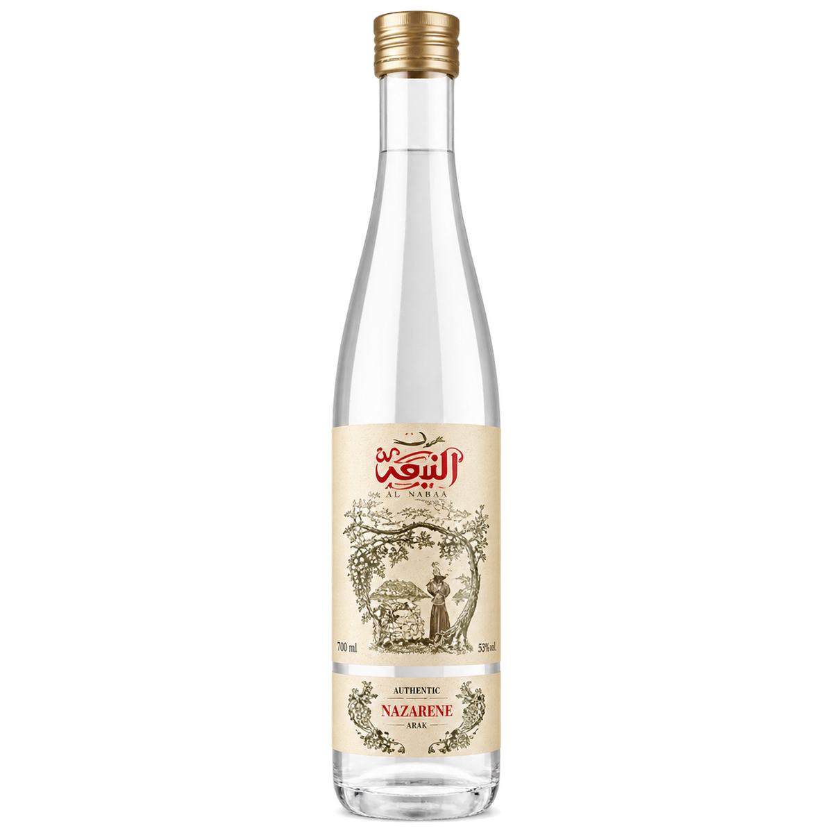 Al Nabaa Authentic Nazarene Arak 700ML bottle