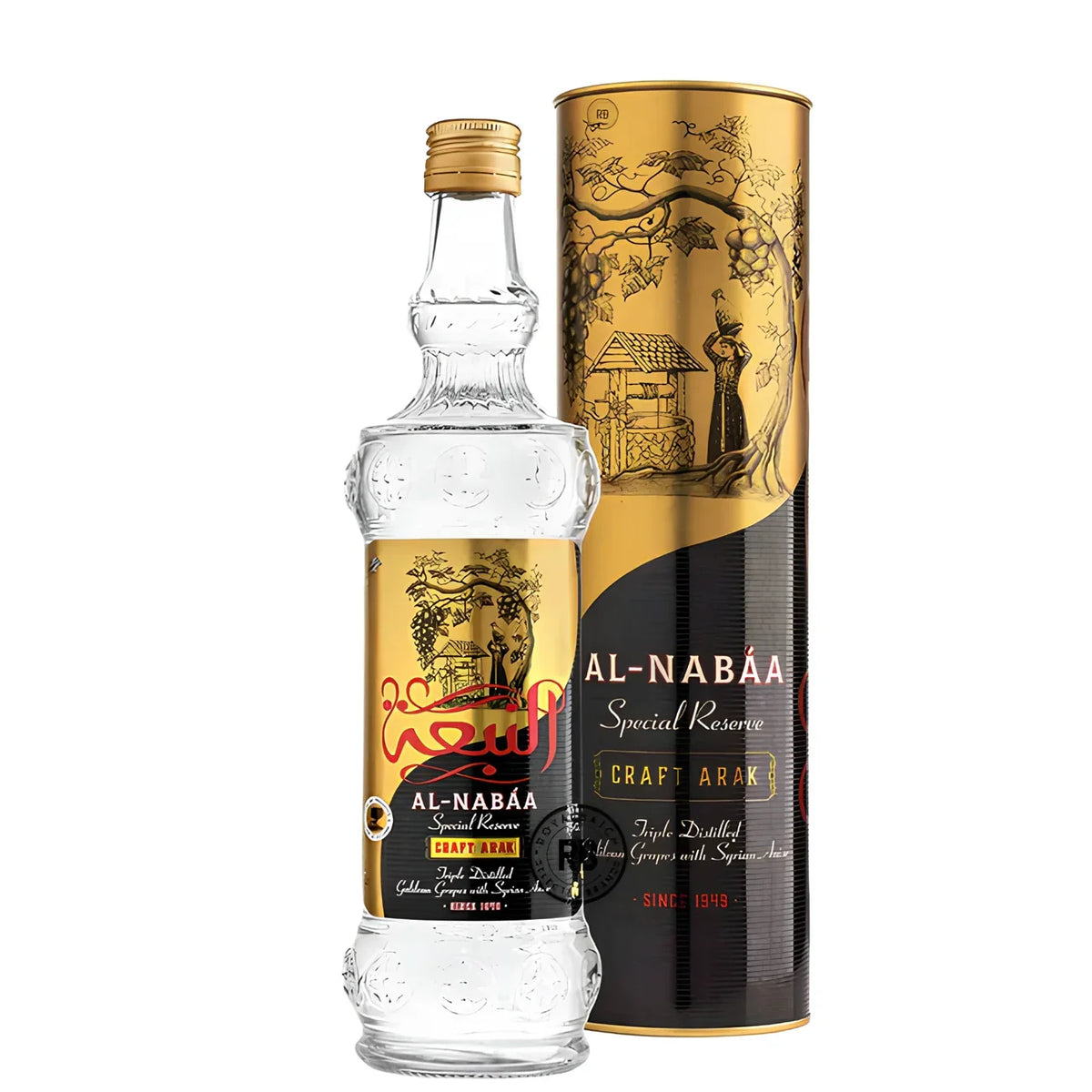 Al Nabaa Special Reserve Arak 750ml bottle and gift tube