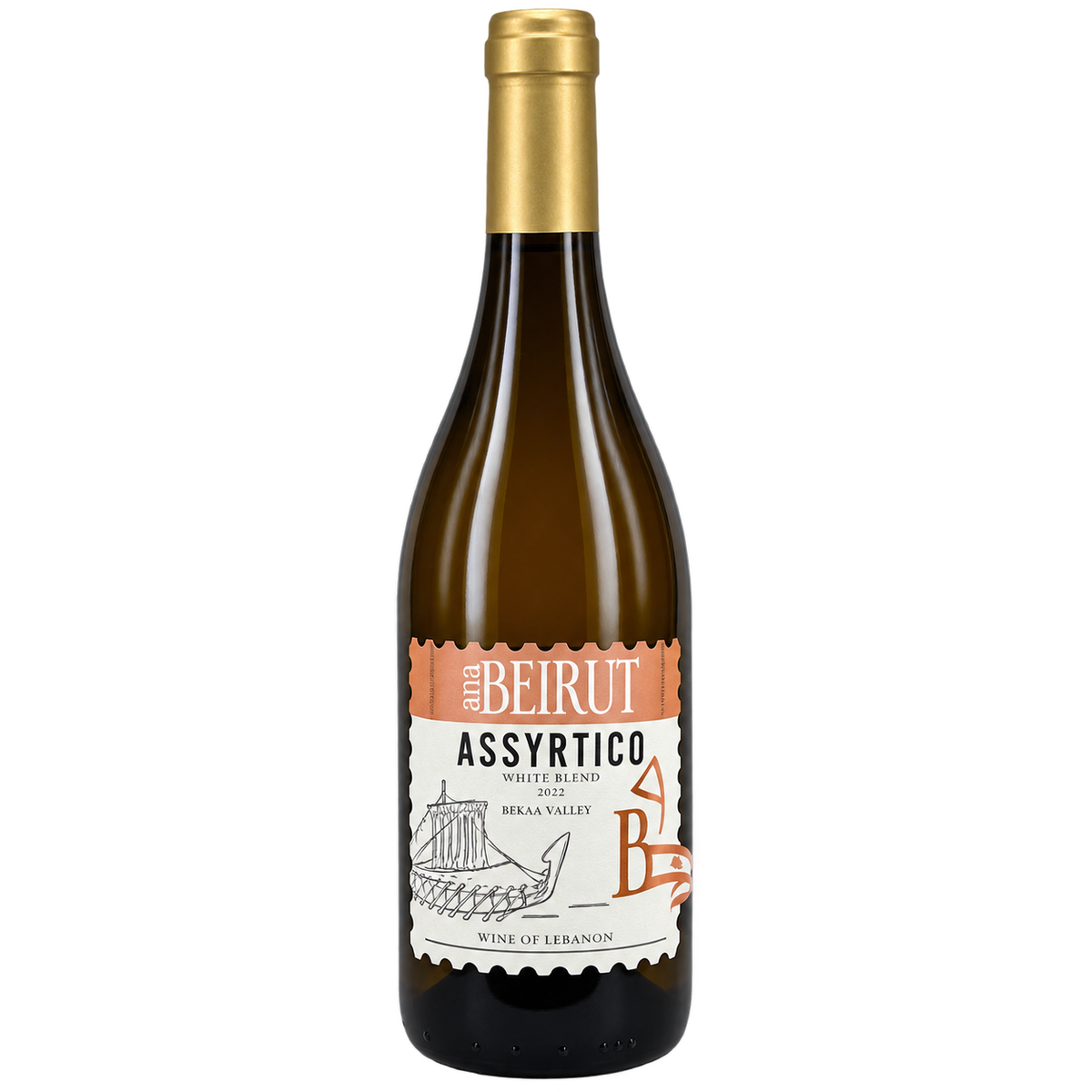Ana Beirut Assyrtico White Blend 2022 750ml bottle