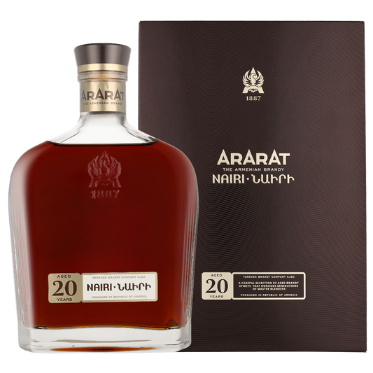 ARARAT Nairi XO 20 Years Old Armenian Brandy 700ml bottle and box