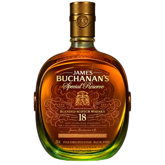 Buchanan's Special Reserve 18 Year Old Blended Scotch Whisky 750ML bottle