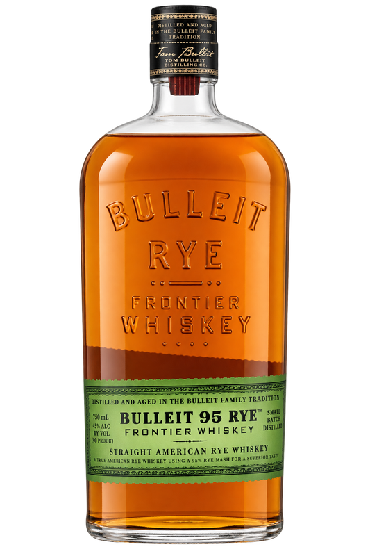 Bulleit 95 Rye Frontier Whiskey 750ML bottle