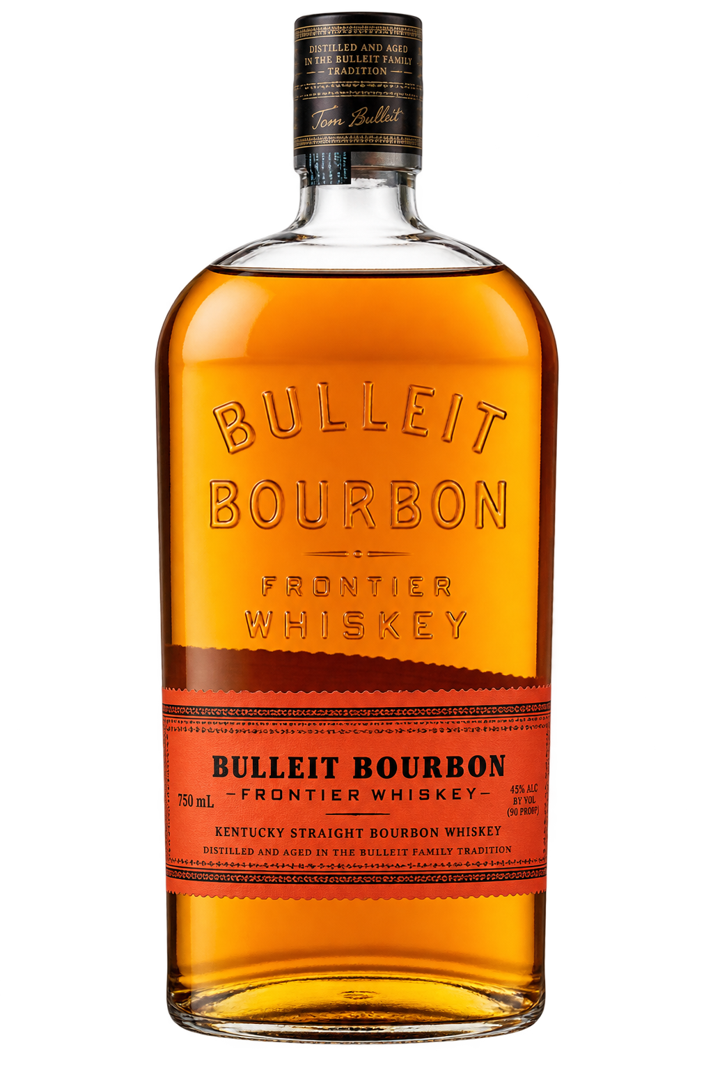 Bulleit Bourbon Frontier Whiskey 750ML bottle
