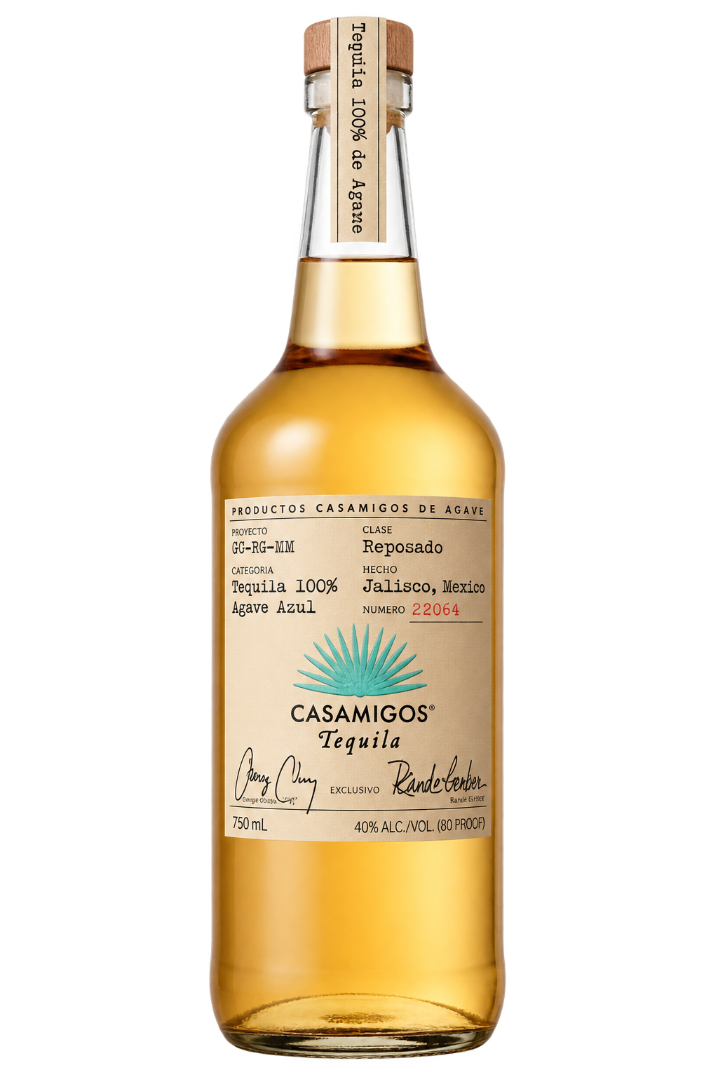 Casamigos Reposado Tequila 750ML bottle