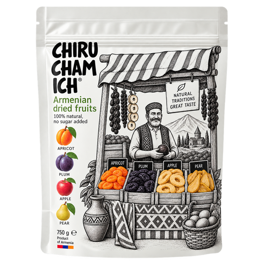 Chiruchamich Assorted Dried Fruits Large Pack #1 750g