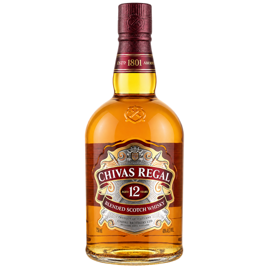 Chivas Regal 12 Year Blended Scotch Whisky 750ML bottle