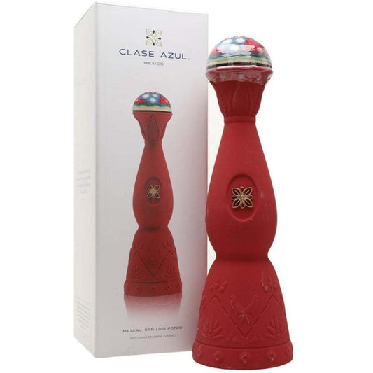 Clase Azul Mezcal San Luis Potosi 750ML red ceramic decanter