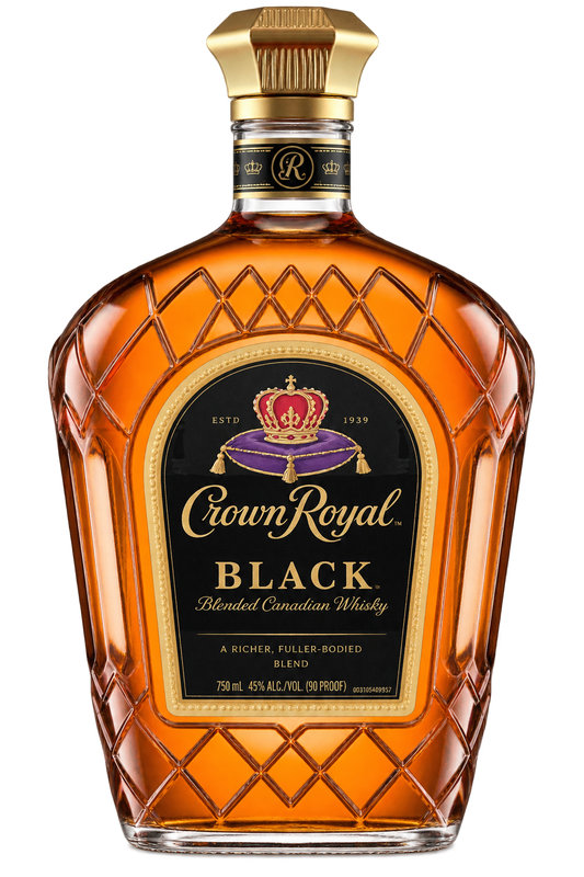 Crown Royal Black Blended Canadian Whisky 750ML bottle