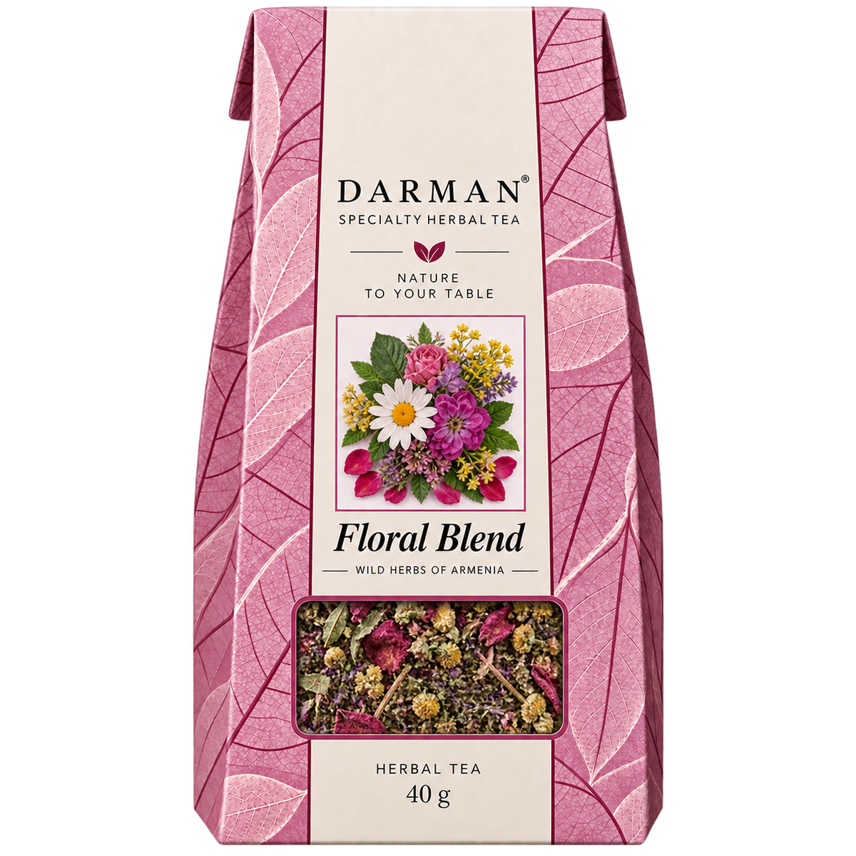 Darman Floral Blend Herbal Tea 40g package