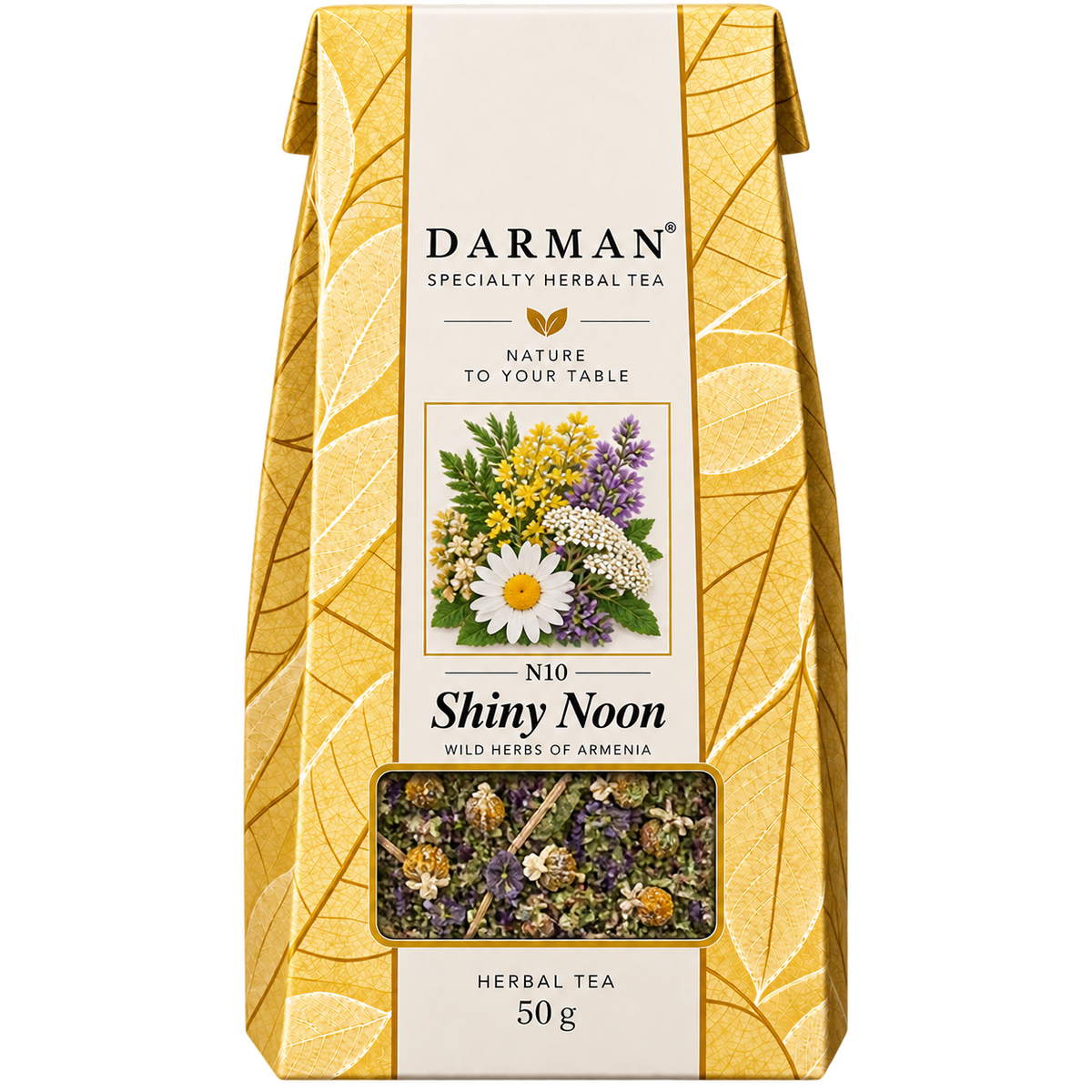 Darman N10 Shiny Noon Herbal Tea 50g package