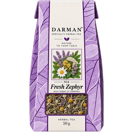 Darman N14 Fresh Zephyr Herbal Tea 50g package