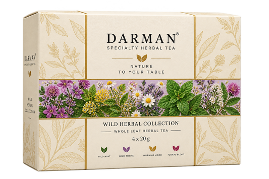 Darman Wild Herbal Collection Whole Leaf Herbal Tea 4 x 20g gift box
