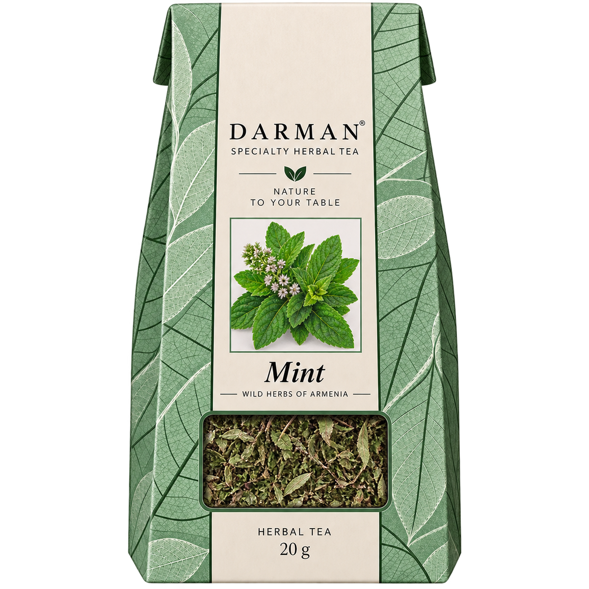 Darman Wild Mint Herbal Tea 20g package