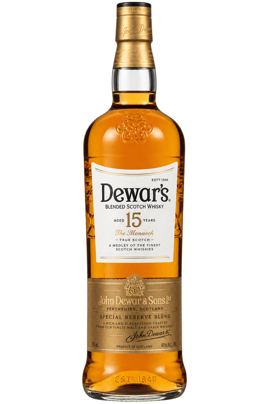 Dewar's 15 Year Old Blended Scotch Whisky 750ML bottle