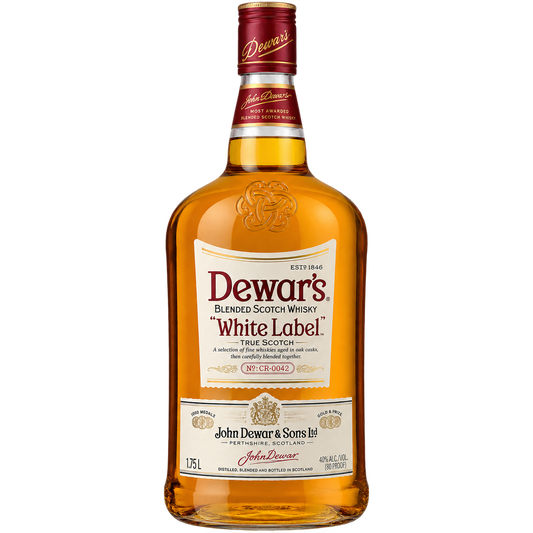 Dewar’s White Label Blended Scotch Whisky 1.75L bottle