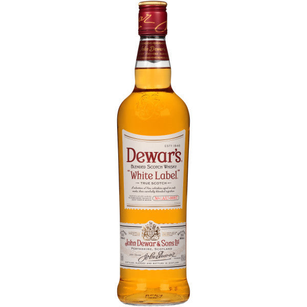 Dewar's White Label Blended Scotch Whisky 750ML bottle