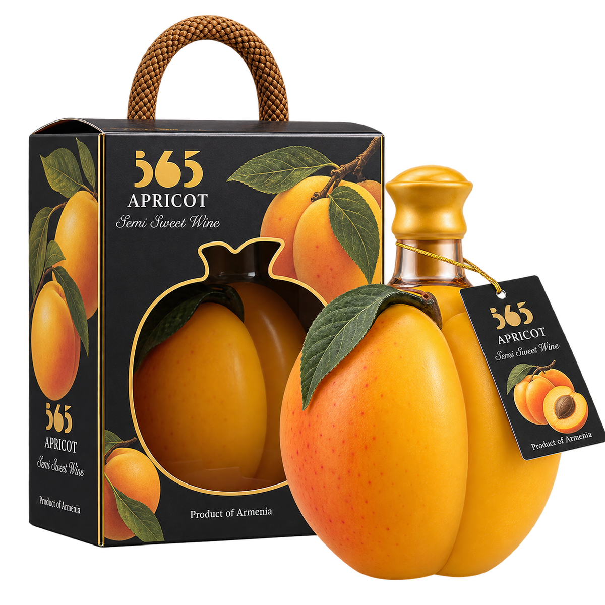 Gevorkian 365 Apricot Souvenir 750ml bottle with gift packaging
