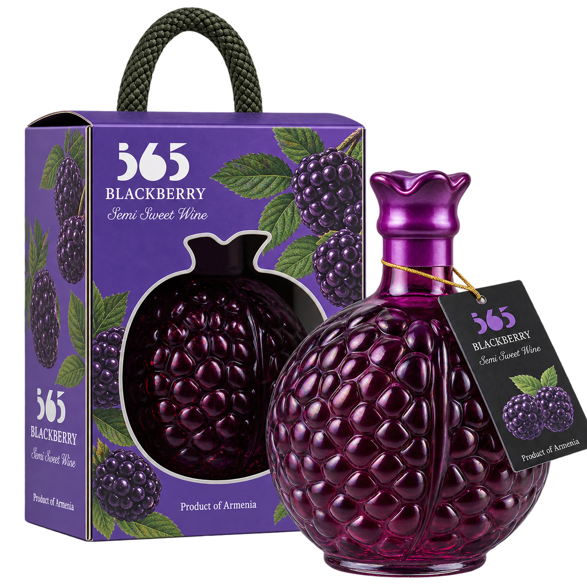 Gevorkian 365 Blackberry Souvenir 750ml bottle with gift packaging