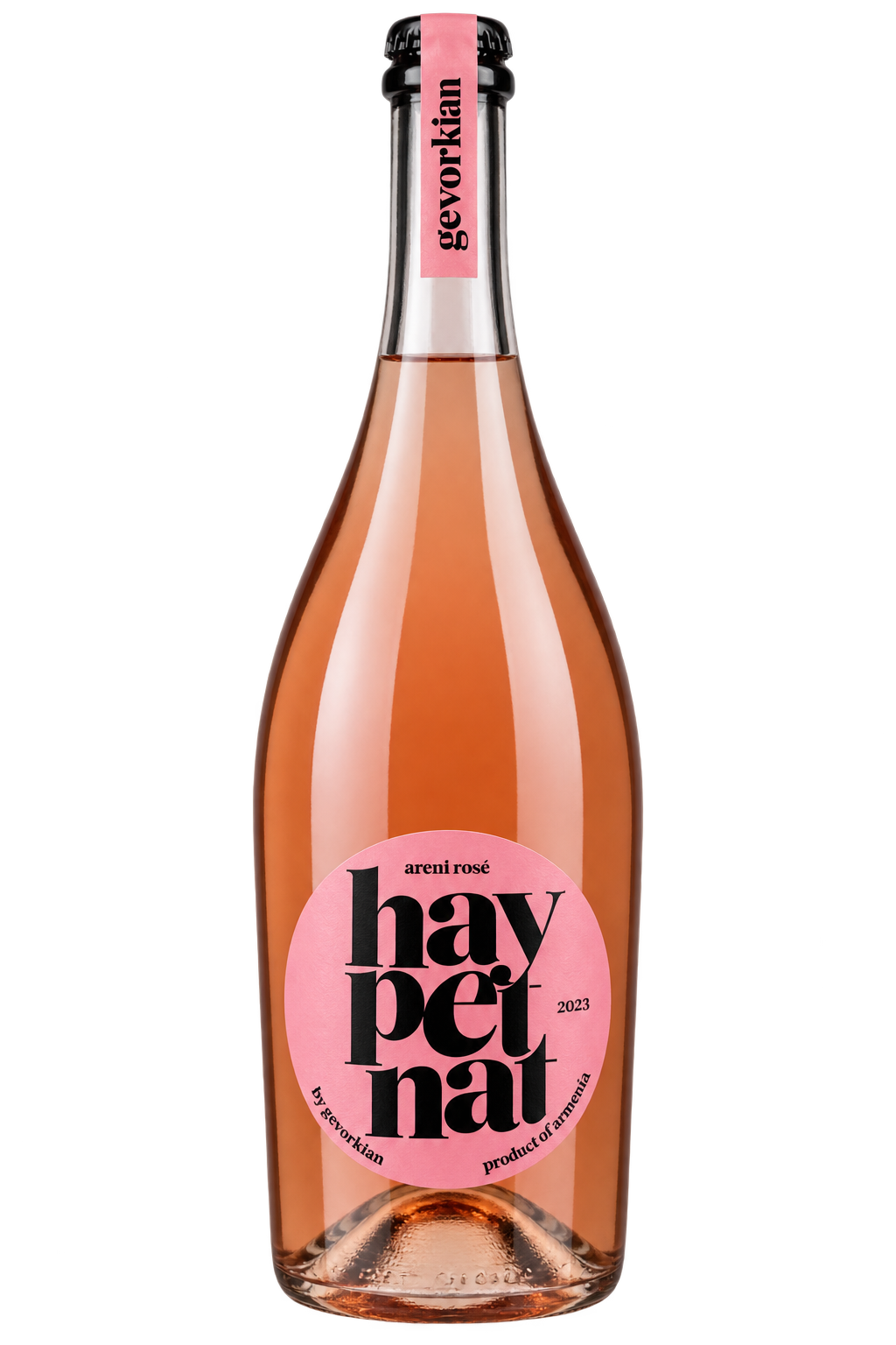 Gevorkian Hay Pet Nat Areni Rose 2023 750ml bottle
