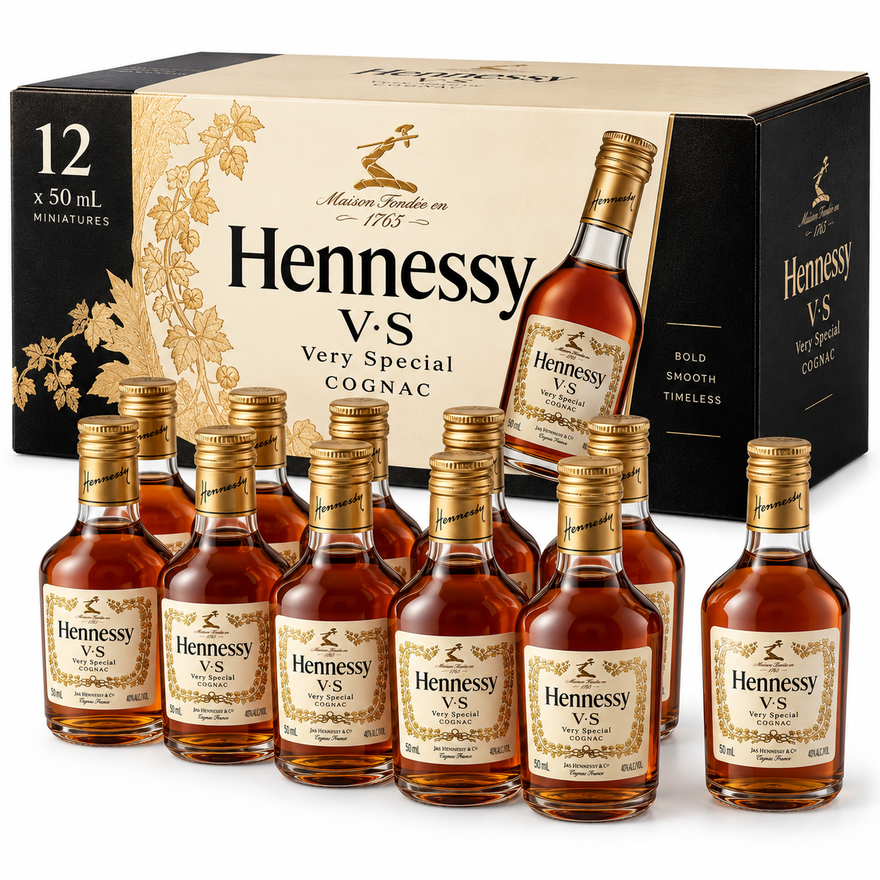Hennessy V.S Cognac 50ML 12-Pack