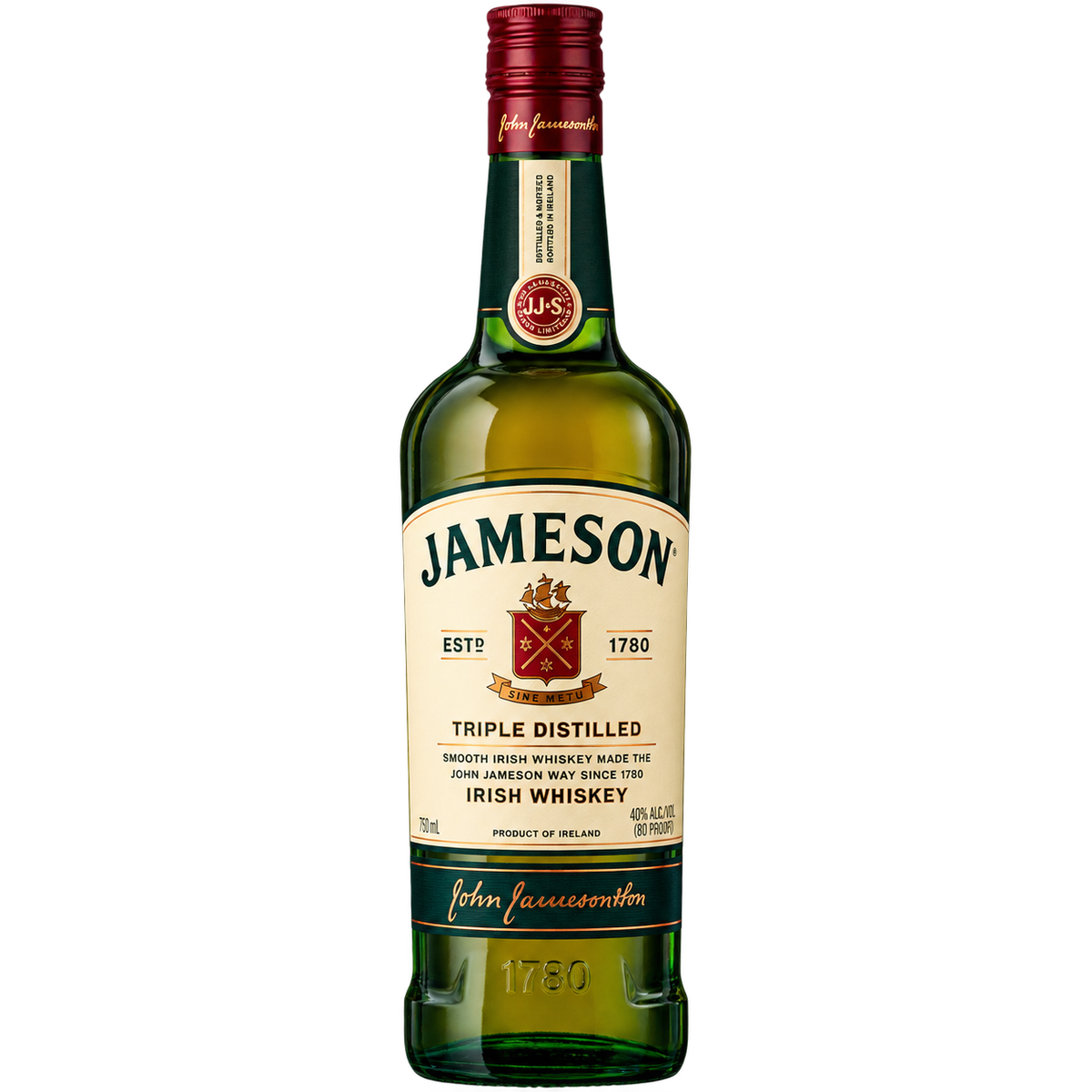 Jameson Irish Whiskey 750ml bottle