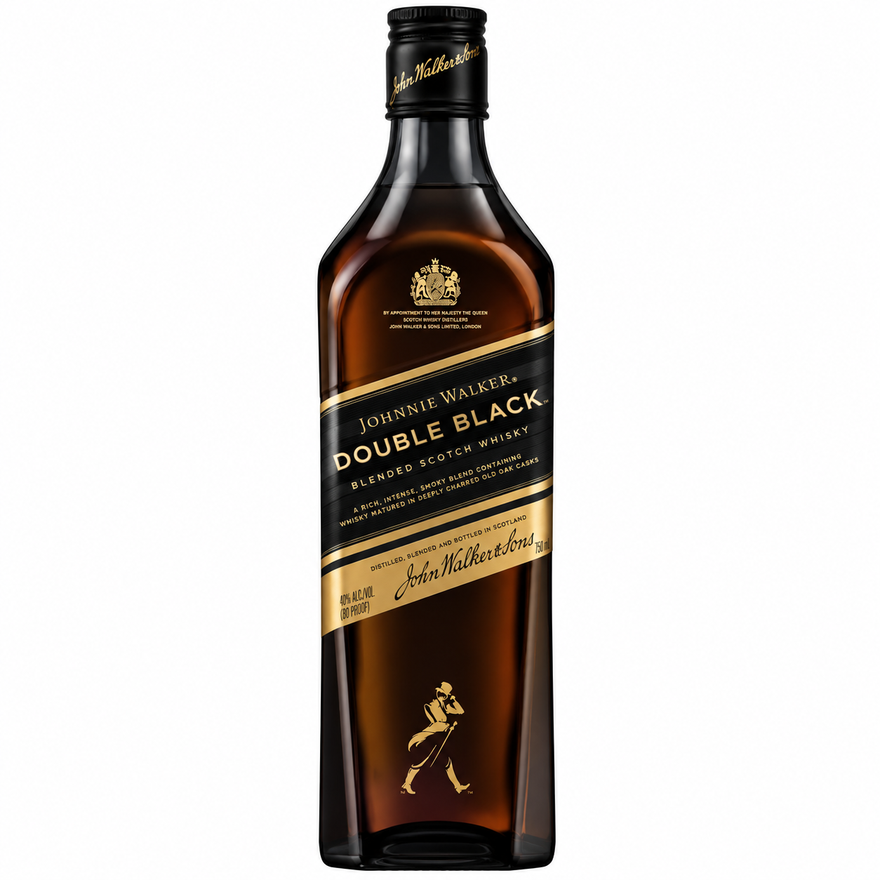 Johnnie Walker Double Black Blended Scotch Whisky 750ML